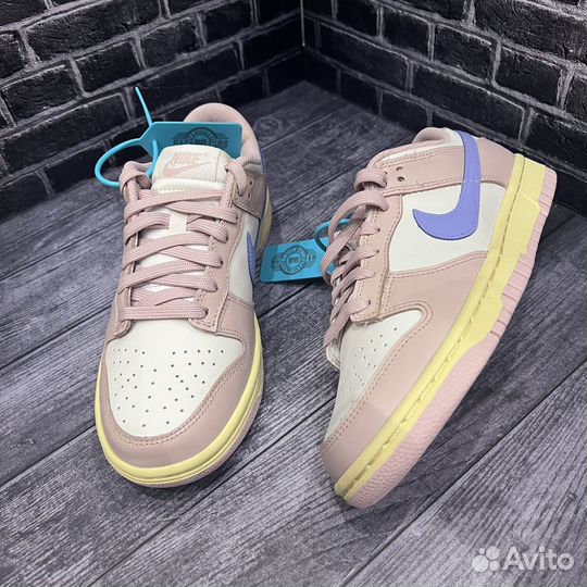 Кроссовки Nike Dunk Low Pink Oxford Оригинал