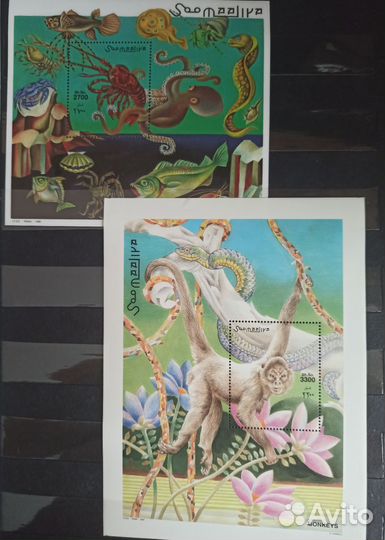 Почтовые марки Сомали, Мальдивы, Гренада