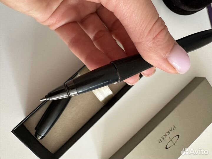 Ручка parker роллер im royal monochrome titanium