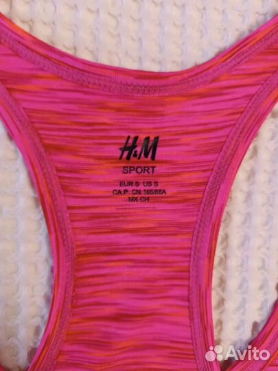 Майка топ H&M sport (hm), S, 42р