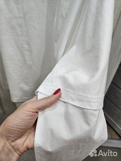 COS L хлопок блуза рубашка