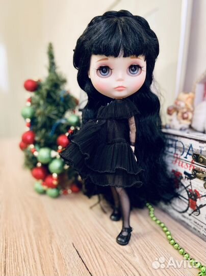 Кукла блайз кастом Венсдей Wednesday blythe castom