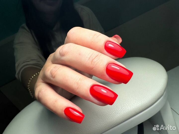 Маникюр, покрытие гель лак, укрепление, дизайн