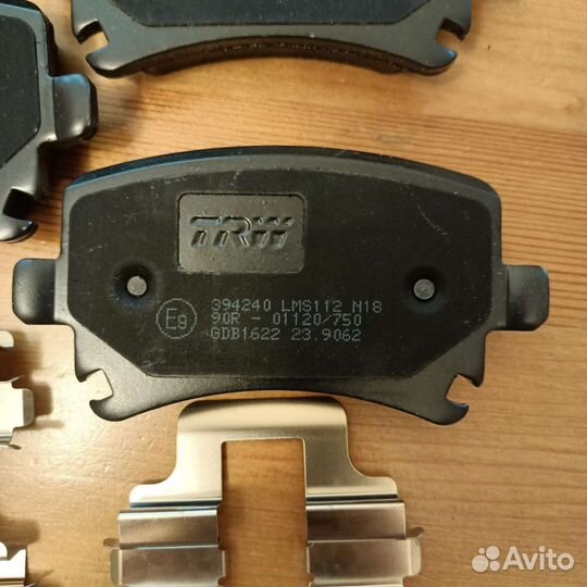 Тормозные колодки задние VW, Audi, Skoda