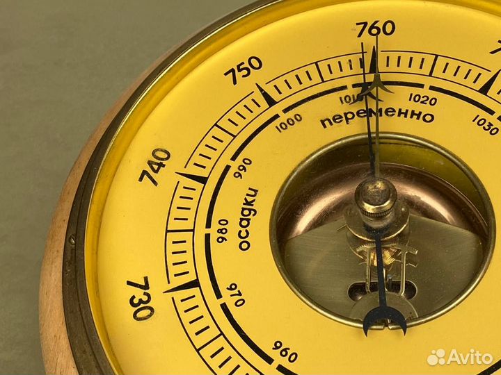 Барометр бытовой винтажный бк-С