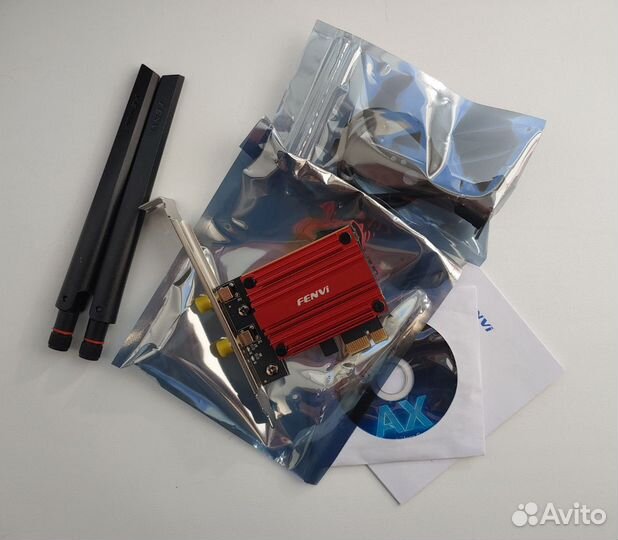 PCI-E адаптер Wi-Fi 6e + BT 5.3 AX210, новый