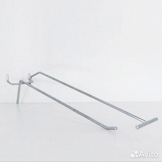 Крючок 30см на перфорация хром бу