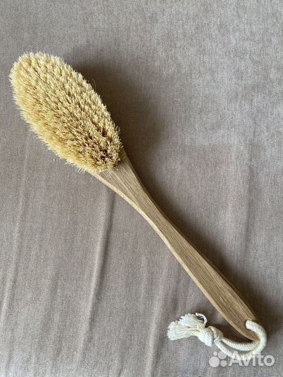 Сухая щётка для массажа. Натуральная