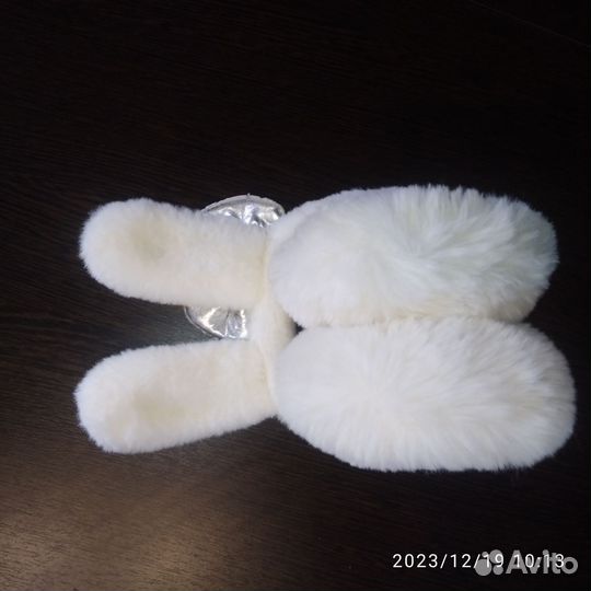 Ободок наушники тёплые. Для новогоднего костюма