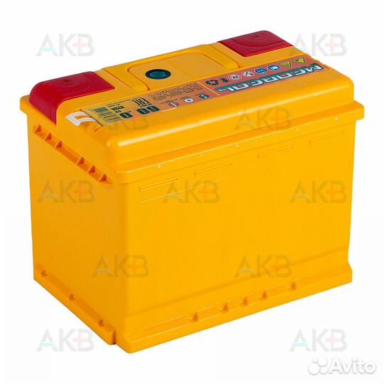Аккумулятор автомобильный Медведь 60 Ач 620A о.п