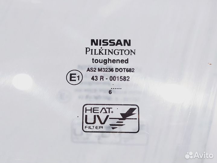 Стекло двери переднее левое Nissan Almera N16