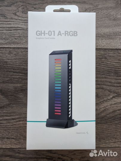 Держатель видеокарты deepcool gh-01 argb