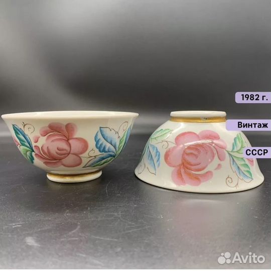 Тарелки с цветочным декором