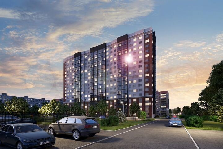 2-к. квартира, 58,2 м², 2/17 эт.