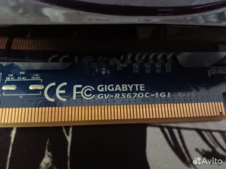 Видеокарта gigabyte r5670 1024MB