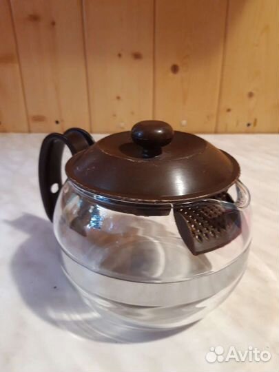 Заварочный чайник стеклянный б/у