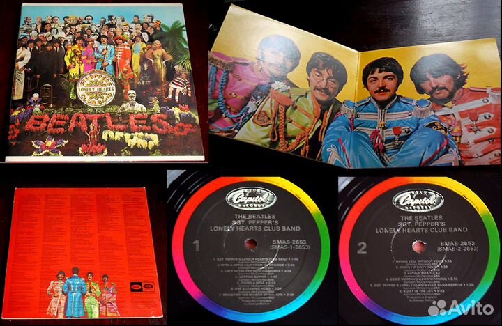 Пластинки гр. Beatles (западного и отеч. произв-ва