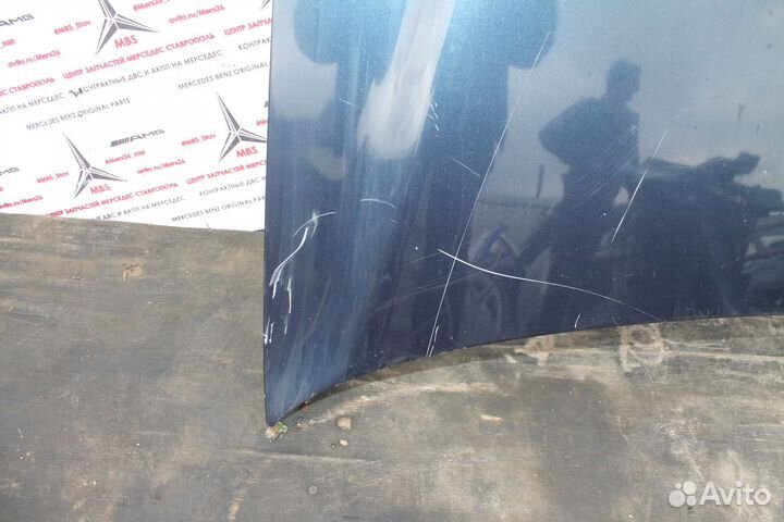 Капот ML W163 Mercedes синий