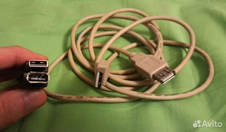 Провода Mini USB и Micro USB, удлинитель USB