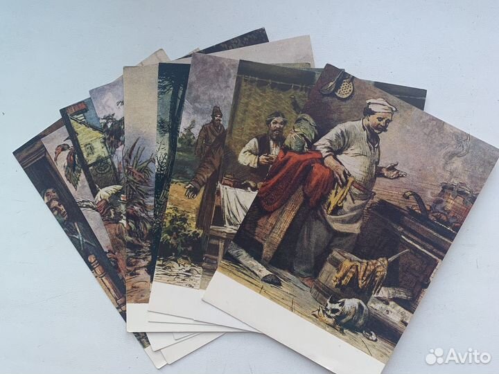 Рисунки М.А.Таранова к басням Крылова