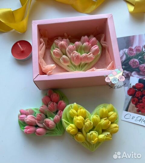 Мыло ручной работы на 8 марта