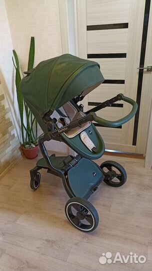 Коляска 2 в 1 эко кожа