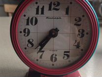 Часы будильник янтарь СССР