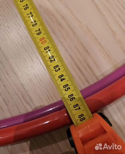 Новый обруч утяжеленный 2 шт металлический