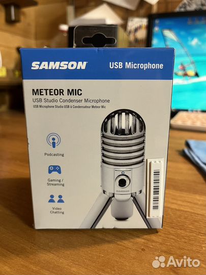 Студийный конденсаторный микрофон Samson Meteor