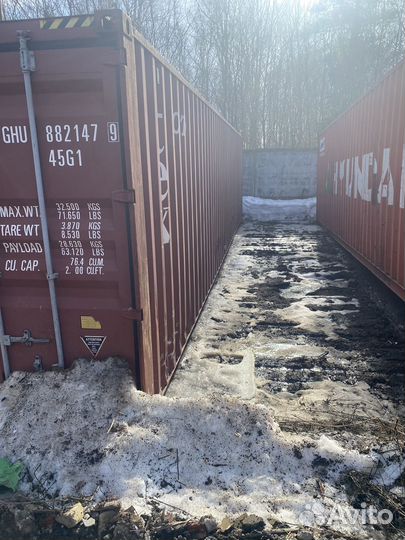 Морской контейнер 40 футов бу