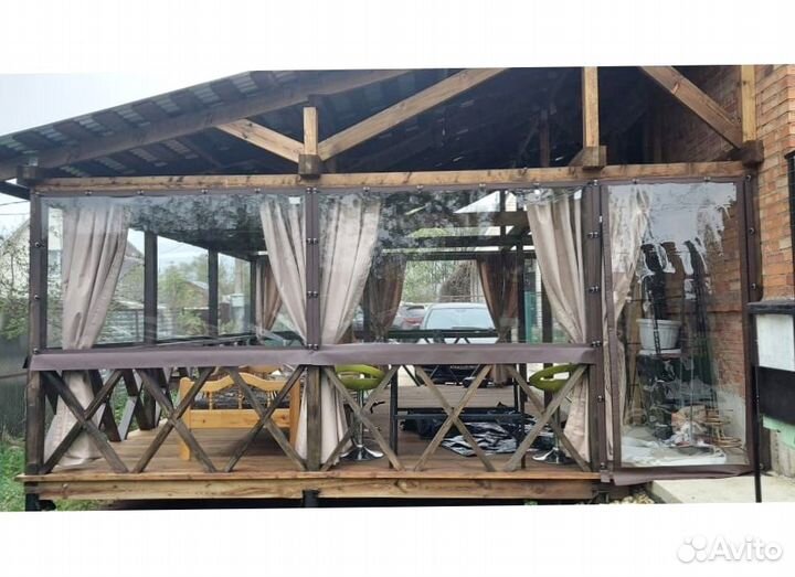 Мягкие окна для веранды