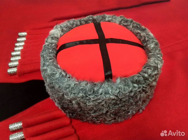 Кубанка из серого каракуля Ильченко