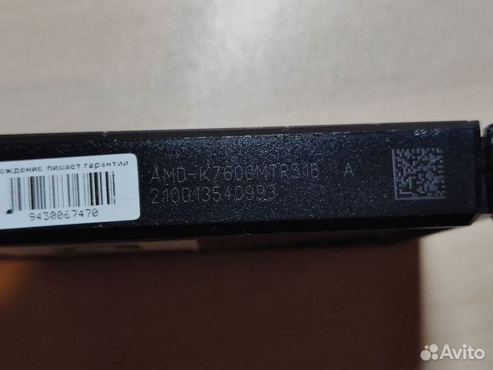 Процессор amd k7600mtr51b