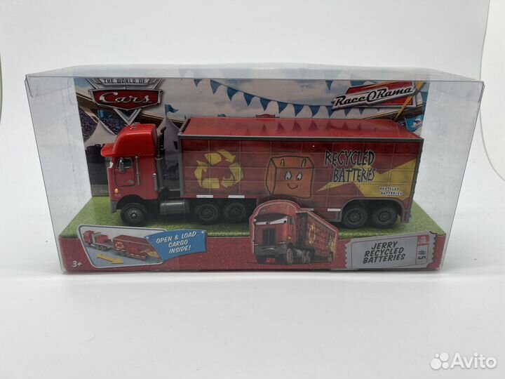Машинки Тачки. Грузовик Jerry Recycled Batteries