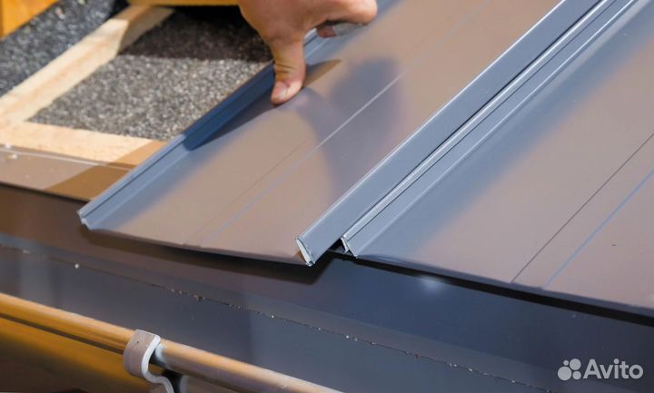 Фальцевая кровля Качественный материал фальц