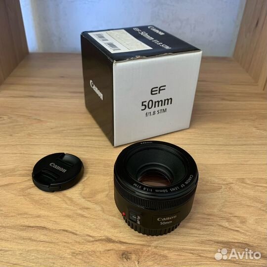 Объектив Canon 50mm 1.8 STM