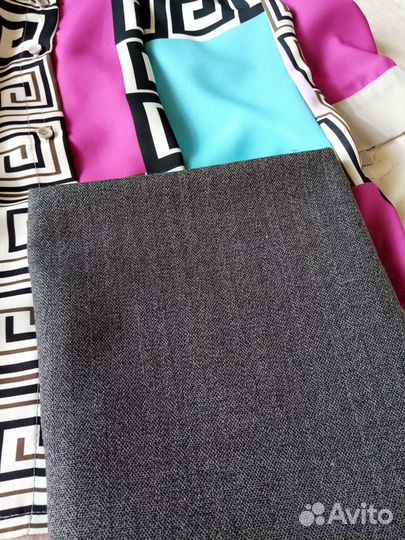 Ткань, отрез, полушерсть