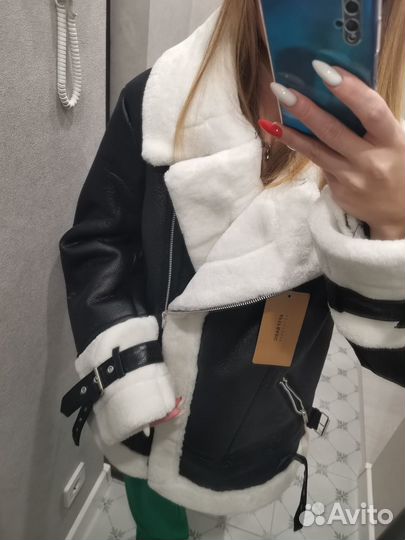 Дубленка зимняя женская новая