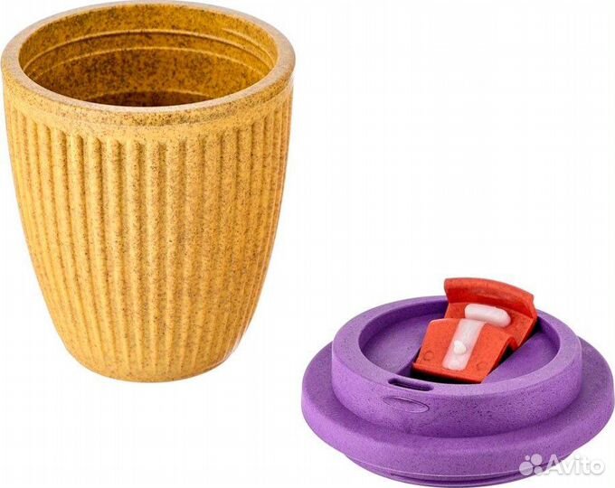 Термокружка walmer Eco Bean 250 мл желто-фиолетовы