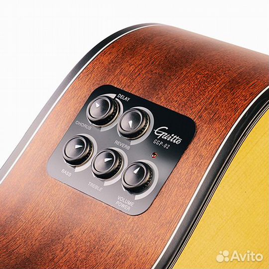 Звукосниматель акустической гитары Guitto GGP- 02
