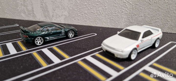 Колёса на резине 1:64 для HotWheels MatchBox и др