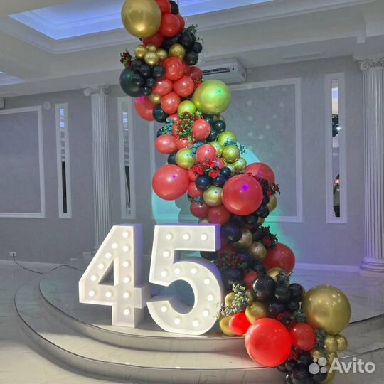 Светящиеся цифры, цифры для Фотозоны