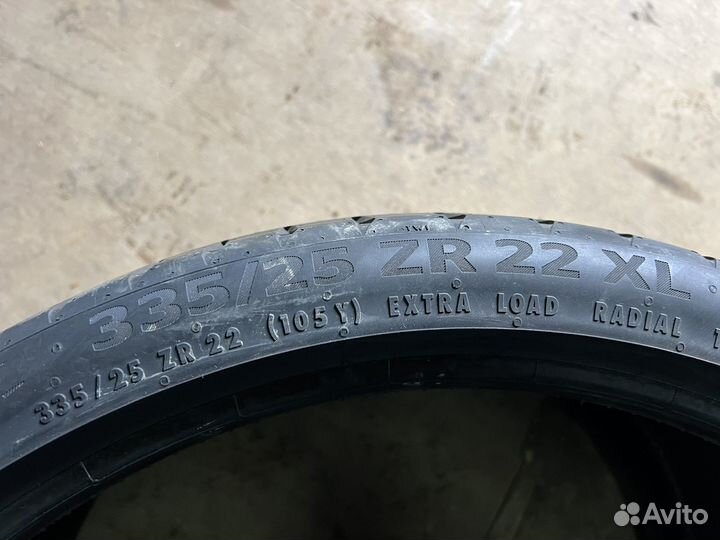 Continental ContiSportContact 7 295/30 R22 и 335/25 R22