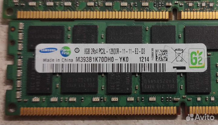 Оперативная память DDR3 ecc reg Samsung