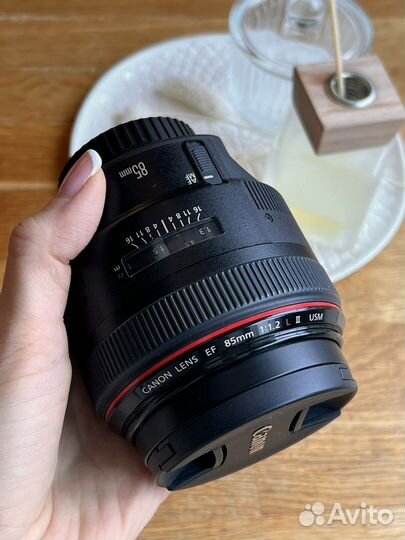Объектив Canon ef 85mm f 1.2 L II USM