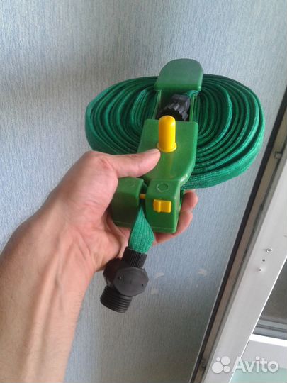 Шланг для полива с рукояткой. 4 варианта струи