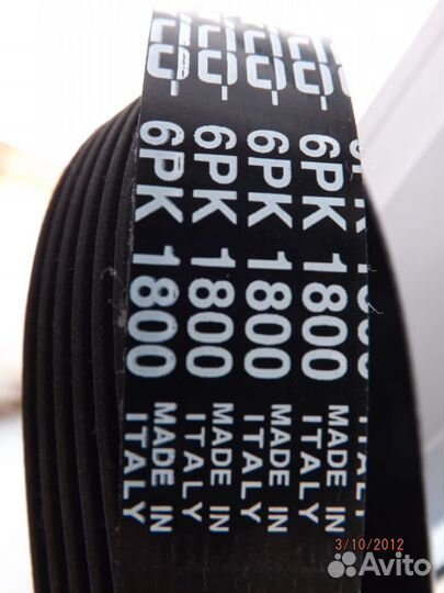 Ремень на генератор 6 PK-1800 Dayco-италия-opel