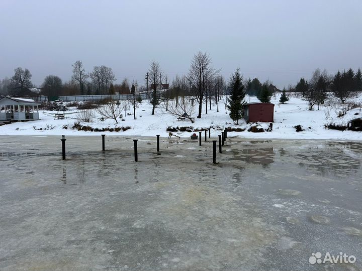 Пирс на винтовых сваях