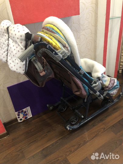 Коляска санки