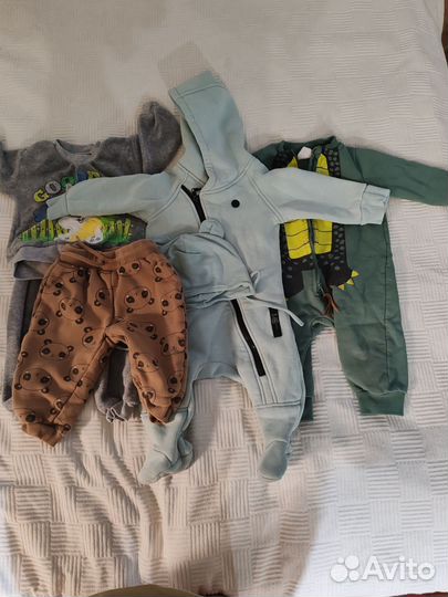 Детские вещи пакетом на мальчика 62-74